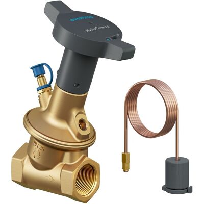Oventrop Válvula De Regulación De Presión Diferencial Hydrocontrol D Con Rosca Hembra Pn 25 Dn 20, Rp 3/4, Valor Nominal 50-300 Mbar, Con Una Válvula Auxiliar Hydroport Montada, 1064526 Oventrop Válvula De Regulación De Presión Diferencial Hydrocontrol D Con Rosca Hembra Pn 25 Dn 20, Rp 3/4, Valor Nominal 50-300 Mbar, Con Una Válvula Auxiliar Hydroport Montada, 1064526