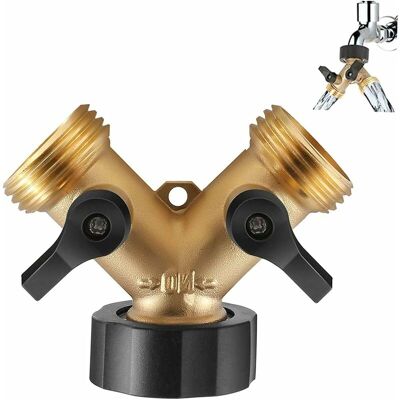 OEM Conector En Y, Conector De Manguera, Grifo Doble Para Lavadora, Distribuidor En Y De 2 Vías, Rosca De 3/4", Para Conectar 2 Electrodomésticos, Para Grifo De Jardín, Para Adaptador De Bañera OEM Conector En Y, Conector De Manguera, Grifo Doble Para Lavadora, Distribuidor En Y De 2 Vías, Rosca De 3/4", Para Conectar 2 Electrodomésticos, Para Grifo De Jardín, Para Adaptador De Bañera