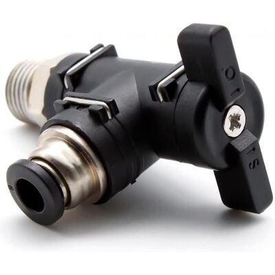 OEM Conector De Manguera De Aire De 6 Mm Y Rosca De 1/4 De Pulgada, Conector Neumático, Válvula De Control De Flujo De Aire En Ángulo Recto Negra - Crezuo OEM Conector De Manguera De Aire De 6 Mm Y Rosca De 1/4 De Pulgada, Conector Neumático, Válvula De Control De Flujo De Aire En Ángulo Recto Negra - Crezuo