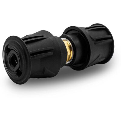 OEM Para Accesorios De Limpiadoras De Alta Presión: Conector Rápido De Alta Presión De Doble Cabezal Karcher, Adaptador De Conexión De Manguera (paquete De 2) OEM Para Accesorios De Limpiadoras De Alta Presión: Conector Rápido De Alta Presión De Doble Cabezal Karcher, Adaptador De Conexión De Manguera (paquete De 2)