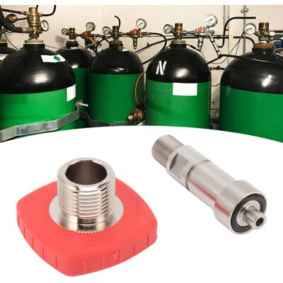 OEM Conexión Para Botella De Co2, Adaptador G5/8 A 1/4 Bspp Fabricado En Acero Inoxidable Rojo, Conexión De Llenado De Alta Presión Duradera Como Pieza De Repuesto. OEM Conexión Para Botella De Co2, Adaptador G5/8 A 1/4 Bspp Fabricado En Acero Inoxidable Rojo, Conexión De Llenado De Alta Presión Duradera Como Pieza De Repuesto.