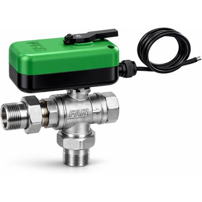 Far Rubinetterie 3005 24V Válvula de zona desviadora 3 vías cromada - Calefacción y Refrigeración Far Rubinetterie 3005 24V Válvula de zona desviadora 3 vías cromada - Calefacción y Refrigeración