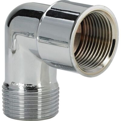 Viega Codo 90 Grados, R 1/4, Rp 1/4 Latón, Cromado Modelo 1613, 135935 Viega Codo 90 Grados, R 1/4, Rp 1/4 Latón, Cromado Modelo 1613, 135935
