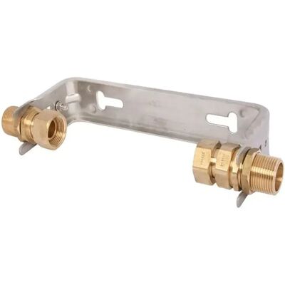 SCHLÖSSER ARMATUREN Js Estribo De Montaje Para Contador De Agua, Horizontal, Con Racor, Rígido, Con Caudal Continuo Q3=16,0m3/h, 2'' X 2'', De Acero Inoxidable, 0022504300001 SCHLÖSSER ARMATUREN Js Estribo De Montaje Para Contador De Agua, Horizontal, Con Racor, Rígido, Con Caudal Continuo Q3=16,0m3/h, 2'' X 2'', De Acero Inoxidable, 0022504300001