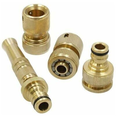 OEM Kit Completo: Pistola Pulverizadora De Latón Macho De 3/4", Dos Conectores Rápidos Hembra De 1/2" (15 Mm) Para Manguera Y Boquilla Con Patrón De Pulverización Ajustable Para Diversas Aplicaciones De R OEM Kit Completo: Pistola Pulverizadora De Latón Macho De 3/4", Dos Conectores Rápidos Hembra De 1/2" (15 Mm) Para Manguera Y Boquilla Con Patrón De Pulverización Ajustable Para Diversas Aplicaciones De R