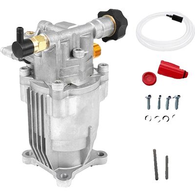 OEM Bomba De Repuesto, Presión Máxima 3200 Psi, Caudal 2,4 Gpm, Compatible Con Eje De 3/4 De Pulgada, Carcasa De Aluminio Anodizado, Juntas De Acero Inoxidable. OEM Bomba De Repuesto, Presión Máxima 3200 Psi, Caudal 2,4 Gpm, Compatible Con Eje De 3/4 De Pulgada, Carcasa De Aluminio Anodizado, Juntas De Acero Inoxidable.