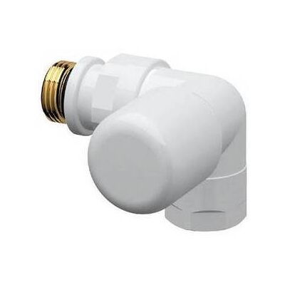 Valvola Termostatizzabile Ad Angolo Sinistro Topfar Misura: 1/2 Bianco Lucido Valvola Termostatizzabile Ad Angolo Sinistro Topfar Misura: 1/2 Bianco Lucido
