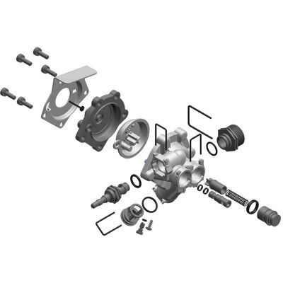 Bosch Válvula De Agua (membrana Ovalada) (negro), 8738728064 Bosch Válvula De Agua (membrana Ovalada) (negro), 8738728064