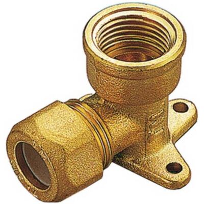 TIEMME 10 X Gomito Ottone Flangiato Bicono F/gas 10x1/2 Pes TIEMME 10 X Gomito Ottone Flangiato Bicono F/gas 10x1/2 Pes