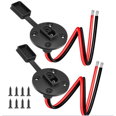 DPZO Conector Solar Sae 12awg, Cable Sae Resistente A La Intemperie, Acoplamiento Rápido, Soporte Para Panel Solar Para Motocicleta/generador Solar... (2 Piezas) DPZO Conector Solar Sae 12awg, Cable Sae Resistente A La Intemperie, Acoplamiento Rápido, Soporte Para Panel Solar Para Motocicleta/generador Solar... (2 Piezas)