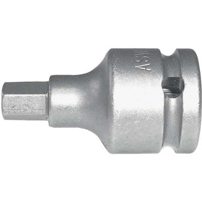ASW Heller 14mm Hex 55mm Llave de vaso para destornillador para tornillos de 6 filos ASW Heller 14mm Hex 55mm Llave de vaso para destornillador para tornillos de 6 filos