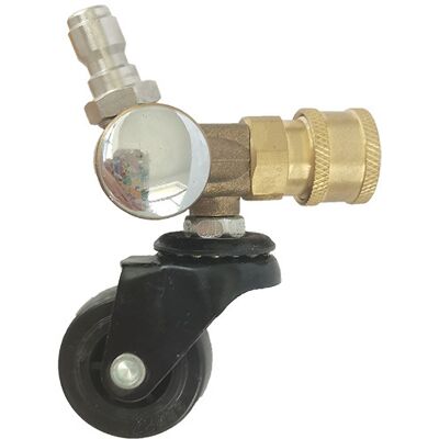 OEM Rueda Giratoria Para Limpiador De Chasis, Con Conector Rápido De 1/4 De Pulgada, Adaptador De Latón Para Hidrolavadora, Accesorio De Rueda Común Para Limpieza De Carreteras OEM Rueda Giratoria Para Limpiador De Chasis, Con Conector Rápido De 1/4 De Pulgada, Adaptador De Latón Para Hidrolavadora, Accesorio De Rueda Común Para Limpieza De Carreteras