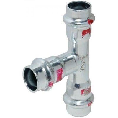 Racor Tee Electrocincado Viega Acero 54 Mm Racor Tee Electrocincado Viega Acero 54 Mm