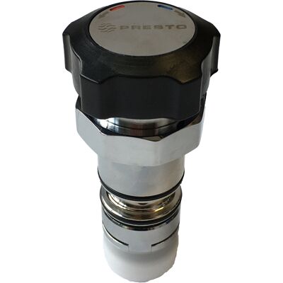 Cabezal Alpa 80 Empotrado Negro 1020 - Presto Cabezal Alpa 80 Empotrado Negro 1020 - Presto