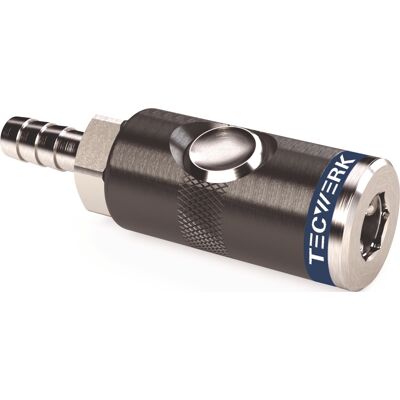 NORDWEST HANDEL AG Acoplamiento De Seguridad Con Botón Pulsador Dn 7,4, Boquilla Aluminio Nbr Para Manguera Ancho Nominal 10 Tecwerk NORDWEST HANDEL AG Acoplamiento De Seguridad Con Botón Pulsador Dn 7,4, Boquilla Aluminio Nbr Para Manguera Ancho Nominal 10 Tecwerk