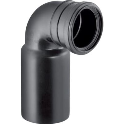 Codo de conexión WC Geberit 90° PE-HD para inodoro suspendido Codo de conexión WC Geberit 90° PE-HD para inodoro suspendido