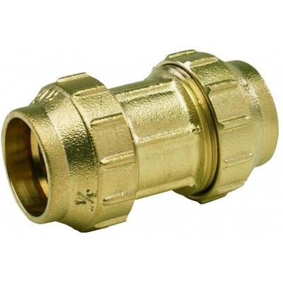 Inyectometal - Manguito Doble Con Tuerca Exterior Fittings Latón - Arco Medidas: 25 Mm Inyectometal - Manguito Doble Con Tuerca Exterior Fittings Latón - Arco Medidas: 25 Mm