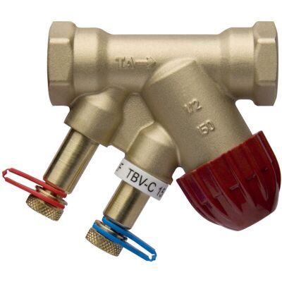 TA HYDRONICS Válvula De Equilibrado Y Control Tbv-c Para Unidades Terminales Con Regulación On-off Dn 20 Nf, Roscas Internas TA HYDRONICS Válvula De Equilibrado Y Control Tbv-c Para Unidades Terminales Con Regulación On-off Dn 20 Nf, Roscas Internas