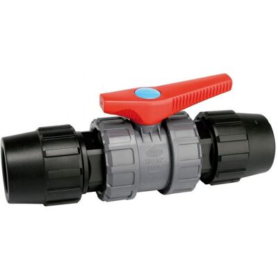 Válvula De Esfera Enlace Tubo Pe Jimten Medidas: 75 Mm Válvula De Esfera Enlace Tubo Pe Jimten Medidas: 75 Mm