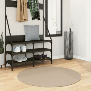 Vidaxl - Alfombra De Pelo Corto Suave Lavable Huarte Arena Ø 100 Cm Vidaxl - Alfombra De Pelo Corto Suave Lavable Huarte Arena Ø 100 Cm