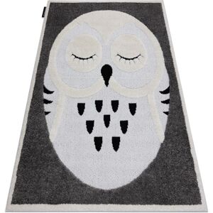 Rugsx - Alfombra Infantil Moderna Joy Owl, Búho Para Niños - Estructura Dos Niveles De Vellón Gris / Crema Grey 120x170 Cm Rugsx - Alfombra Infantil Moderna Joy Owl, Búho Para Niños - Estructura Dos Niveles De Vellón Gris / Crema Grey 120x170 Cm