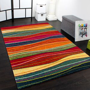 Paco Home - Alfombra Moderna Splash Diseño A Rayas De Colores Modelo Nuevo Embalaje Original 80x150 Cm Paco Home - Alfombra Moderna Splash Diseño A Rayas De Colores Modelo Nuevo Embalaje Original 80x150 Cm