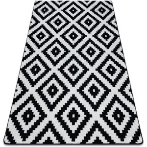 RUGSX Alfombra Sketch - F998 Crema/negro - Cuadrados Ruta Black 180x270 Cm RUGSX Alfombra Sketch - F998 Crema/negro - Cuadrados Ruta Black 180x270 Cm