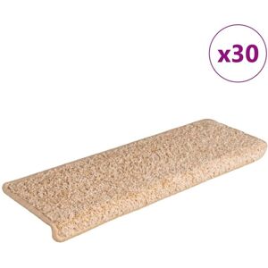 vidaXL Alfombrillas escalera - Doradas - 30 uds - Antideslizantes vidaXL Alfombrillas escalera - Doradas - 30 uds - Antideslizantes