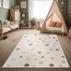 Paco Home - Kids - Beige - High-Low Dots - Rug Paco Home - Kids - Beige - High-Low Dots - Rug