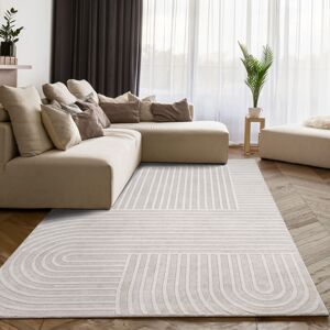 Paco Home Alfombra Sala De Estar Dormitorio Pelo Corto Scandi Motivo Arcoíris Boho Crema 80x150 Cm Paco Home Alfombra Sala De Estar Dormitorio Pelo Corto Scandi Motivo Arcoíris Boho Crema 80x150 Cm