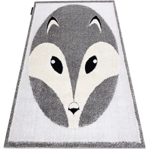 Rugsx - Alfombra Infantil Moderna Joy Fox, Zorro Para Niños - Estructura Dos Niveles De Vellón Gris / Crema Grey 120x170 Cm Rugsx - Alfombra Infantil Moderna Joy Fox, Zorro Para Niños - Estructura Dos Niveles De Vellón Gris / Crema Grey 120x170 Cm