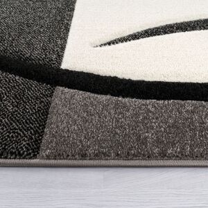 Alfombra PACO HOME Diamond 665 - Patrón de cuadros, 80x300cm, Negro/Blanco Alfombra PACO HOME Diamond 665 - Patrón de cuadros, 80x300cm, Negro/Blanco