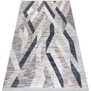 Rugsx - Alfombra Moderna Rebec Franjas 51166b Geométrico - Dos Niveles De Vellón Azul Oscuro / Crema Blue 80x150 Cm Rugsx - Alfombra Moderna Rebec Franjas 51166b Geométrico - Dos Niveles De Vellón Azul Oscuro / Crema Blue 80x150 Cm