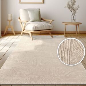 Paco Home - Alfombra Pelo Corto - Beige - 120x160 cm - rug Paco Home - Alfombra Pelo Corto - Beige - 120x160 cm - rug