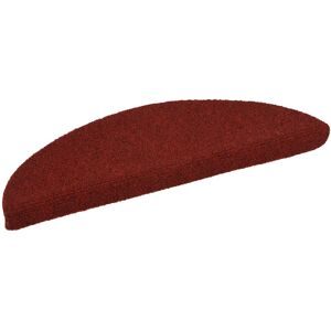 Vidaxl - Felpudos Autoadhesivos Para Escaleras, 15 Unidades, 56 X 17 X 3 Cm, Color Burdeos, Semicirculares Vidaxl - Felpudos Autoadhesivos Para Escaleras, 15 Unidades, 56 X 17 X 3 Cm, Color Burdeos, Semicirculares