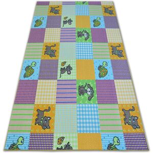 Rugsx - Alfombra Infantil Pets Animalitos Animales Multicolour 100x400 Cm Rugsx - Alfombra Infantil Pets Animalitos Animales Multicolour 100x400 Cm