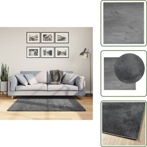 Alfombra Para Dormitorio - Vidaxl Alfombra De Pelo Corto Oviedo Gris Antracita 120x120 Cm - Alfombra Para Pasillo Alfombra Para Dormitorio - Vidaxl Alfombra De Pelo Corto Oviedo Gris Antracita 120x120 Cm - Alfombra Para Pasillo