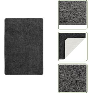 THE LIVING STORE Alfombra Para Casa - Vidaxl Alfombra Peluda Antideslizante Gris Oscuro 160x230 Cm - Alfombra Para Dormitorio THE LIVING STORE Alfombra Para Casa - Vidaxl Alfombra Peluda Antideslizante Gris Oscuro 160x230 Cm - Alfombra Para Dormitorio