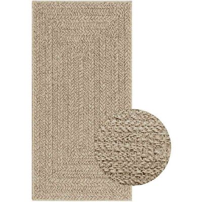 Alfombra Zizur Apariencia Yute Interior Exterior Beige 60x110cm Vidaxl Alfombra Zizur Apariencia Yute Interior Exterior Beige 60x110cm Vidaxl