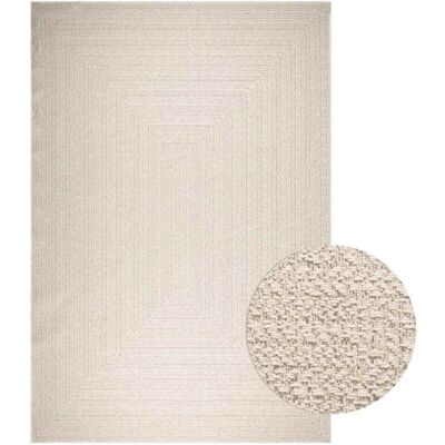 Alfombra Zizur Apariencia Yute Interior Exterior Crema Vidaxl Alfombra Zizur Apariencia Yute Interior Exterior Crema Vidaxl