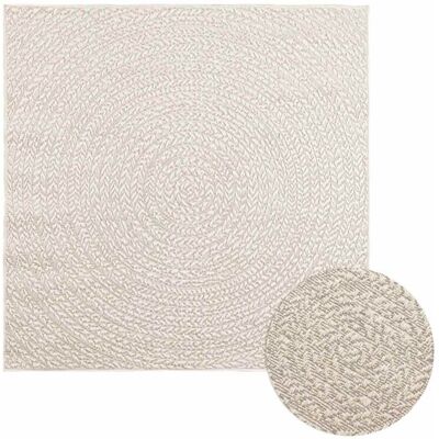 Alfombra Zizur Apariencia Yute Interior Exterior Crema Vidaxl Alfombra Zizur Apariencia Yute Interior Exterior Crema Vidaxl