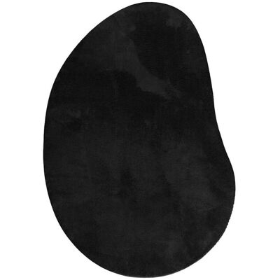 Alfombra Negro 140 X 200 Cm Poliéster Vidaxl Alfombra Negro 140 X 200 Cm Poliéster Vidaxl