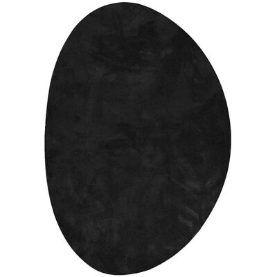 Alfombra Huarte Negro 120 X 170 Cm Poliéster Vidaxl Alfombra Huarte Negro 120 X 170 Cm Poliéster Vidaxl