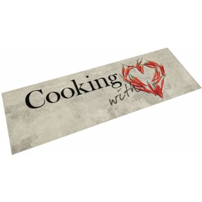 Alfombra De Cocina Lavable Terciopelo Peper Cooking 60x180 Cm Vidaxl Alfombra De Cocina Lavable Terciopelo Peper Cooking 60x180 Cm Vidaxl