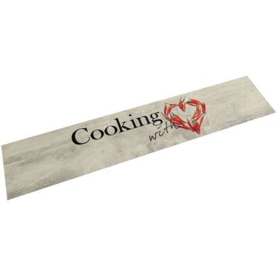 Vidaxl - Alfombra De Cocina Lavable Terciopelo Peper Cooking 60x300 Cm Vidaxl - Alfombra De Cocina Lavable Terciopelo Peper Cooking 60x300 Cm