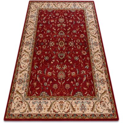 Alfombra de lana OMEGA Aries rubí rojo - Estilo vintage 300x400 cm Alfombra de lana OMEGA Aries rubí rojo - Estilo vintage 300x400 cm