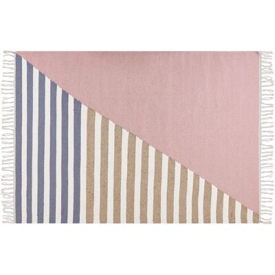 Alfombra de lana multicolor Beliani - 160x230 cm - Diseño moderno Alfombra de lana multicolor Beliani - 160x230 cm - Diseño moderno