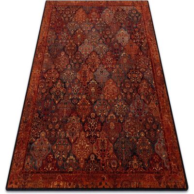 RUGSX Alfombra De Lana Superior Kain Rubí Red 235x350 Cm RUGSX Alfombra De Lana Superior Kain Rubí Red 235x350 Cm
