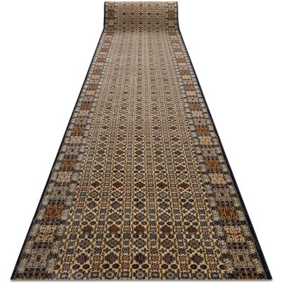Rugsx - Alfombra De Pasillo Keshan 6428/53551 Oriental Beige / Azul Oscuro 90cm Beige 90x1050 Cm Rugsx - Alfombra De Pasillo Keshan 6428/53551 Oriental Beige / Azul Oscuro 90cm Beige 90x1050 Cm