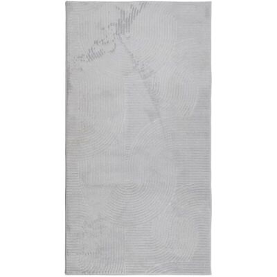 Alfombra escandinava de pelo corto gris vidaXL - Alfombra de suelo 80x150cm Alfombra escandinava de pelo corto gris vidaXL - Alfombra de suelo 80x150cm